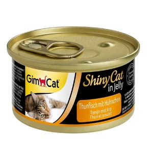 GimCat, ShinyCat в желе, вологий корм, риба та курка, 70 г