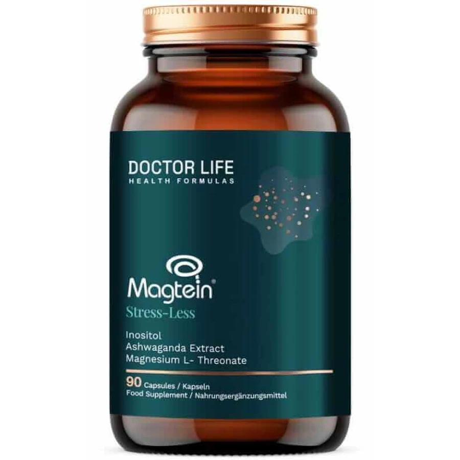 Doctor Life Magtein Magnesium L-Treonate Stress-Less Inositol 90 капсул: ціни та характеристики