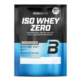 Протеиновый порошок со вкусом тирамису Iso Whey Zero, 25 г, BiotechUSA