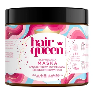 Hair Queen, Экспресс-маска смягчающая для редеющих волос, 400 мл