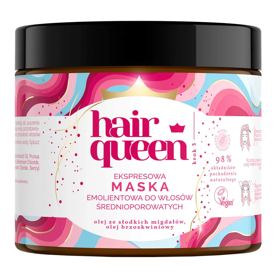Hair Queen, Экспресс-маска смягчающая для редеющих волос, 400 мл: цены и характеристики
