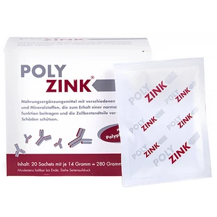 PolyZink, вітамінно-мінеральні добавки, 14 г х 20 таблеток