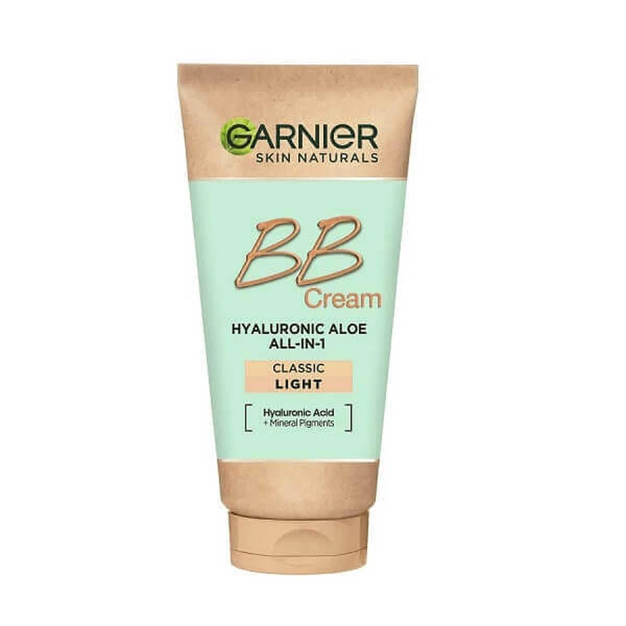 Garnier Hyaluronic Aloe All-In-1 Moisturizing BB Cream for All Skin Skin Light, 50 мл: ціни та характеристики