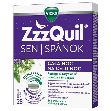 ZzzQuil Sleep All Night, 28 компонентов: цены и характеристики