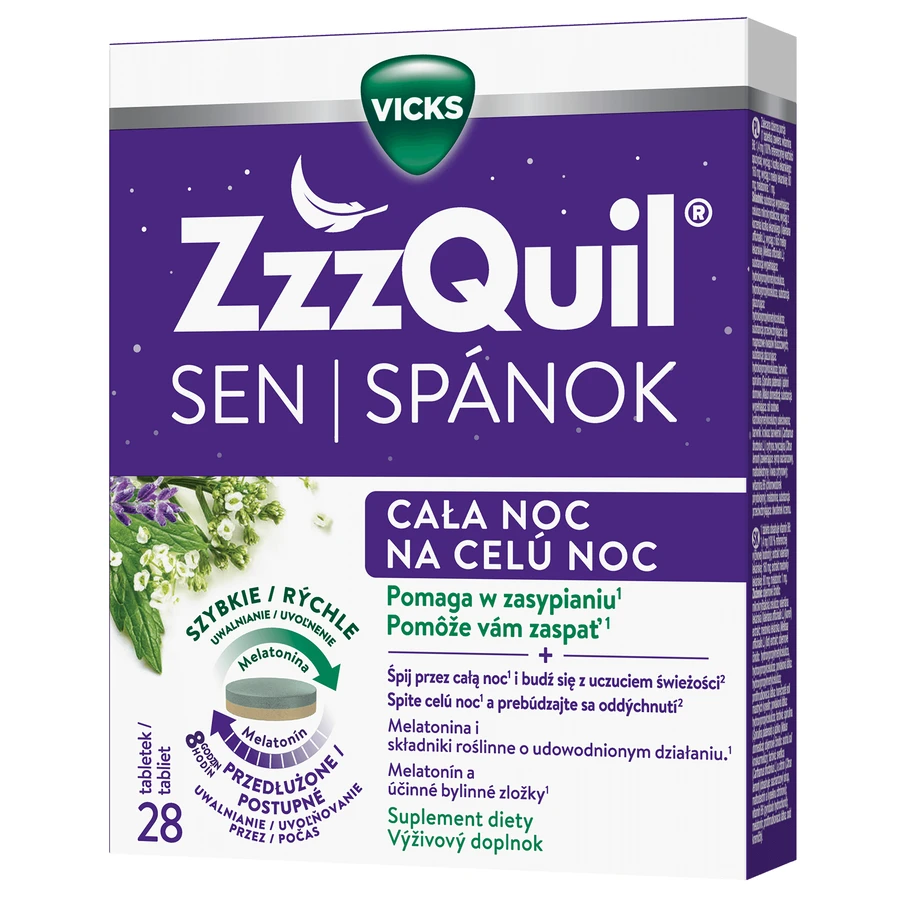 ZzzQuil Sleep All Night, 28 компонентов: цены и характеристики
