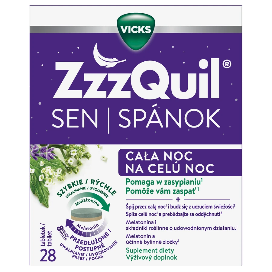 ZzzQuil Sleep All Night, 28 компонентов: цены и характеристики