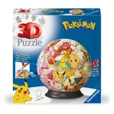 3D-пазл - Шар с персонажем Покемона, 72 детали, Ravensburger