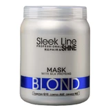 Stapiz Sleek Line Blond Mask Шовкова маска для світлого волосся, що надає платиновий відтінок, 1000 мл