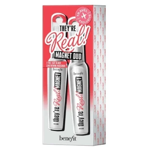Benefit They re Real! Magnet Mascara Duo Extreme Lengthening Set Negru, 2 x 9g