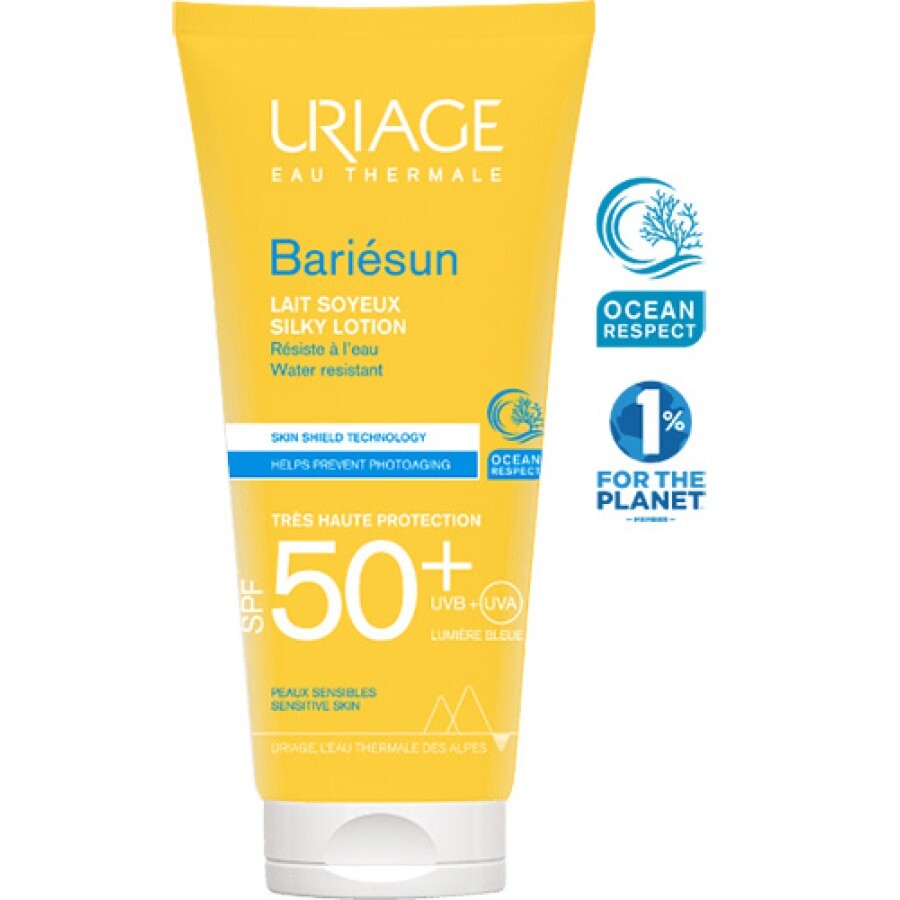 Солнцезащитное молочко для тела Uriage Bariesun Lait SPF 50+ Защита+Увлажнение 100 мл: цены и характеристики
