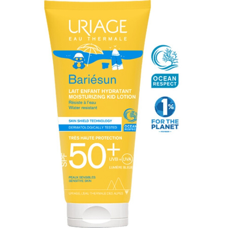 Сонцезахисне молочко для дітей Uriage Bariesun Enfants Lait SPF 50+ Захист + Зволоження 100 мл: ціни та характеристики