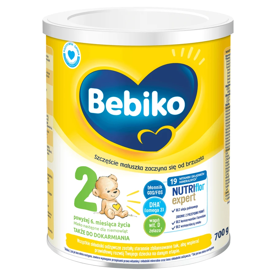 Bebiko 2 Nutriflor Expert последующее молоко, старше 6 месяцев, 700 г: цены и характеристики