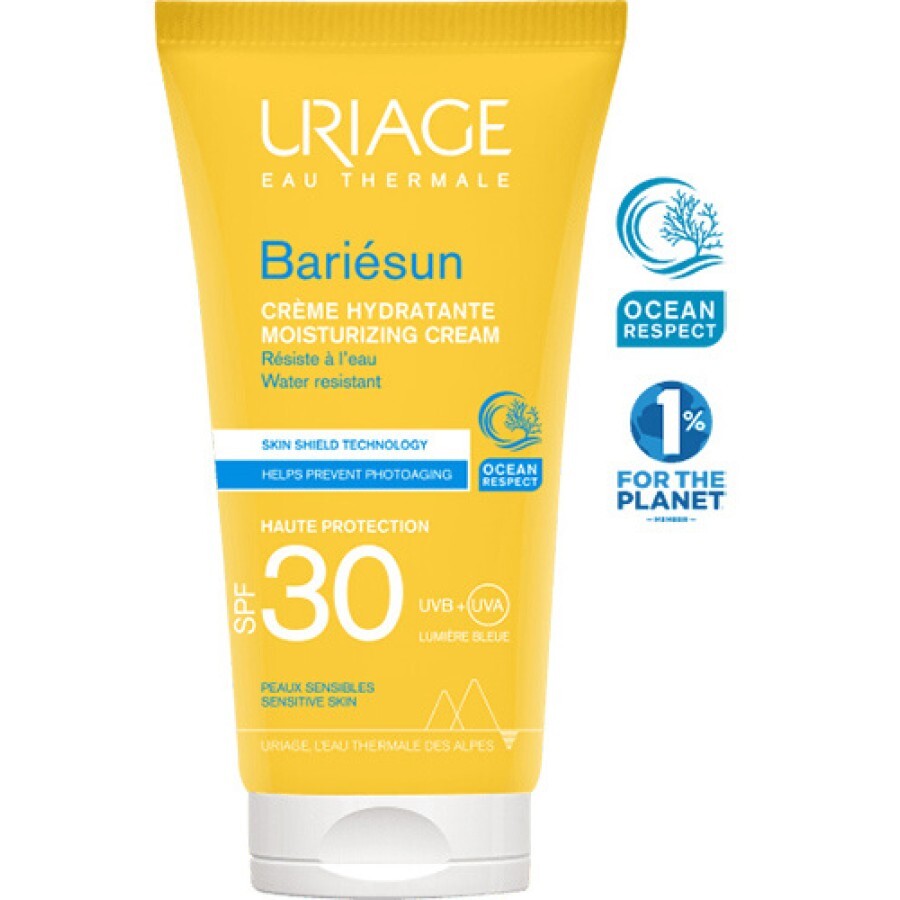 Сонцезахисний крем для обличчя Uriage Bariesun Creme SPF 30 для всіх типів шкіри 50 мл: ціни та характеристики
