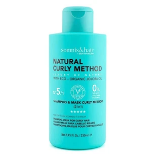Somnis &amp; Hair Natural Curly Method 2-в-1 шампунь и маска для волос, 250 мл
