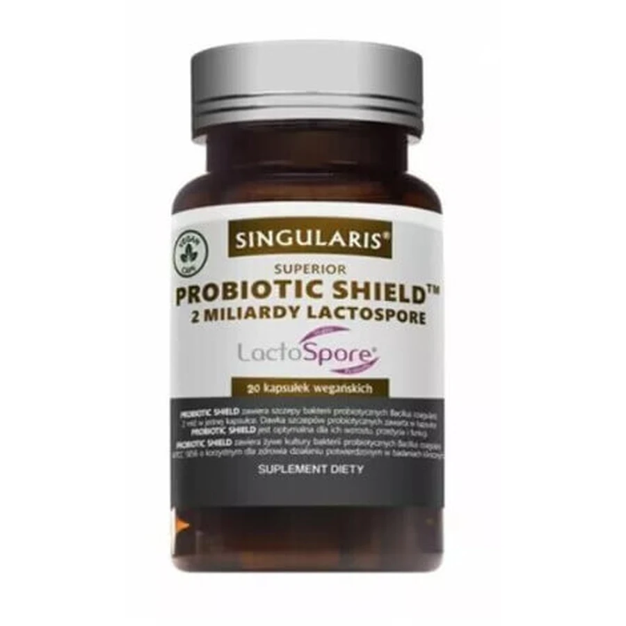 Singularis Probiotic Shield 2 мільярди лактоспор, 20 капсул: ціни та характеристики