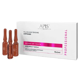 Apis Secret Of Youth Ампули для наповнення та підтягування з комплексом Linefill, 10 х 3 мл