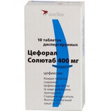 Цефорал солютаб табл. дисперг. 400 мг блистер №10