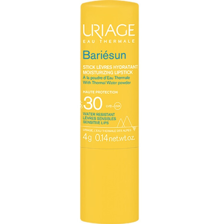 Стик для губ Uriage Bariesun Stick Levres SPF 30 Солнцезащитный Восстановление+Увлажнение 4 г: цены и характеристики