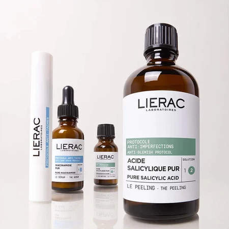 Lierac Protocole Reducerea imperfecțiunilor, пілінг з кислотою саліциловою, 100 мл: ціни та характеристики