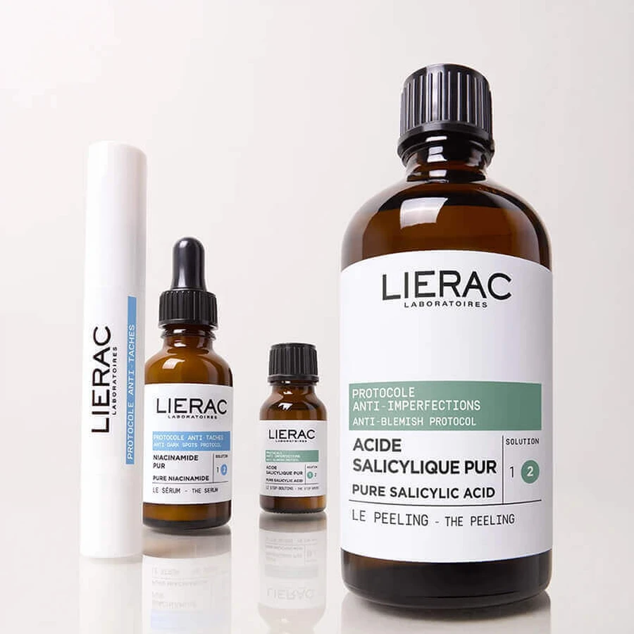 Lierac Protocole Reducerea imperfecțiunilor, пілінг з кислотою саліциловою, 100 мл: ціни та характеристики