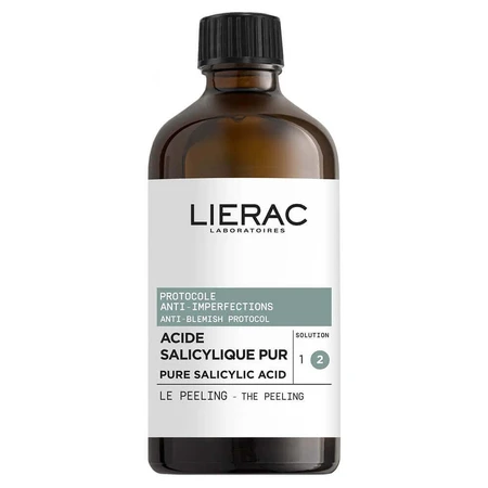 Lierac Protocole Reducerea imperfecțiunilor, пілінг з кислотою саліциловою, 100 мл: ціни та характеристики
