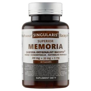 Singularis Superior Memoria пам'ять і концентрація 60 капсул