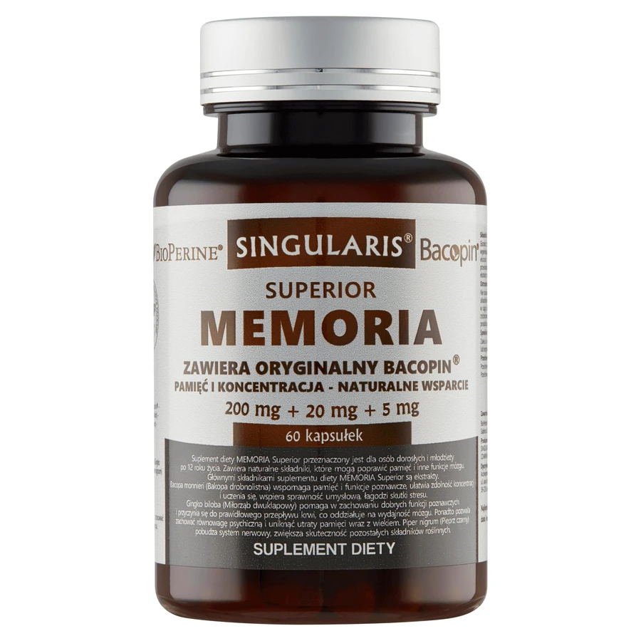 Singularis Superior Memoria пам'ять і концентрація 60 капсул: ціни та характеристики