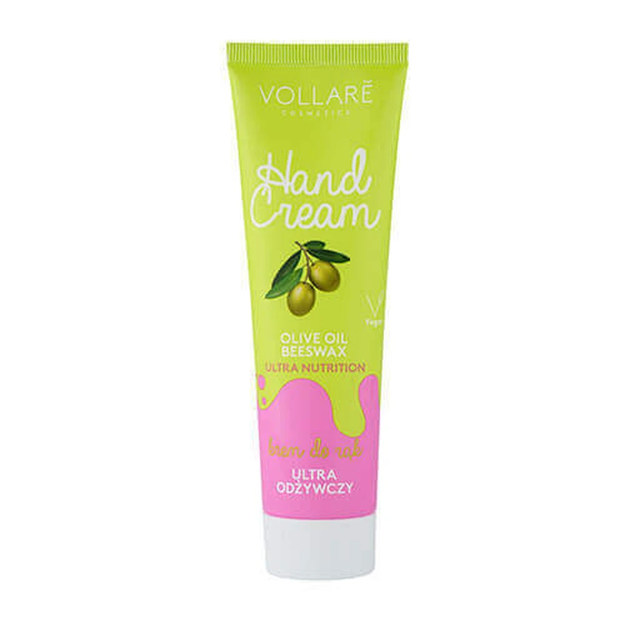 Ультраживильний крем для рук Vollare Hand Cream з оливковою олією, 100 мл: ціни та характеристики
