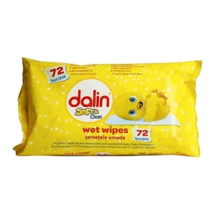 Влажные салфетки Soft & Clean, 72 штуки, Dalin