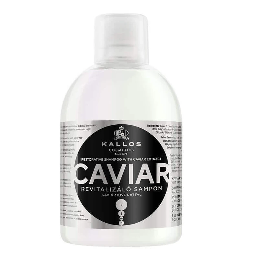 Шампунь Kallos KJMN Caviar Shampoo з екстрактом ікри, 1000 мл: ціни та характеристики