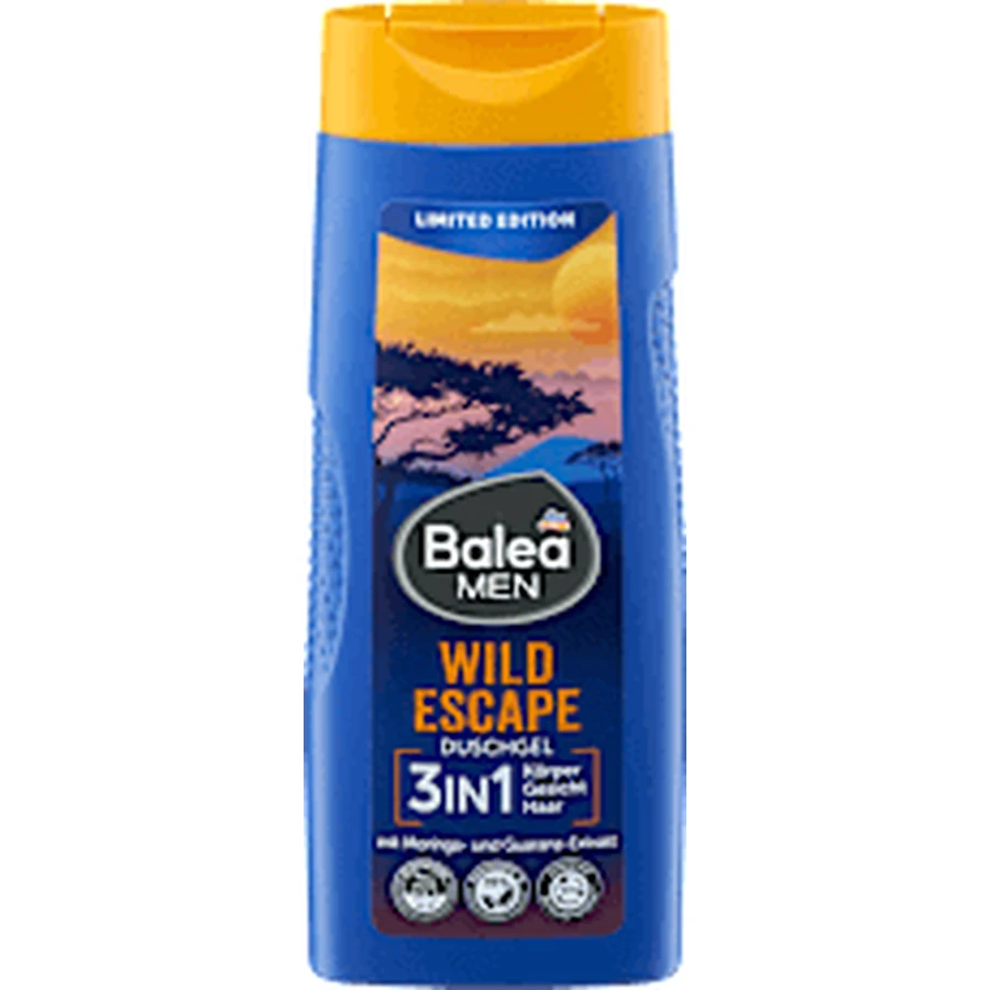 Balea MEN 3 в 1 Wild Escape Гель для душа 300 мл: цены и характеристики