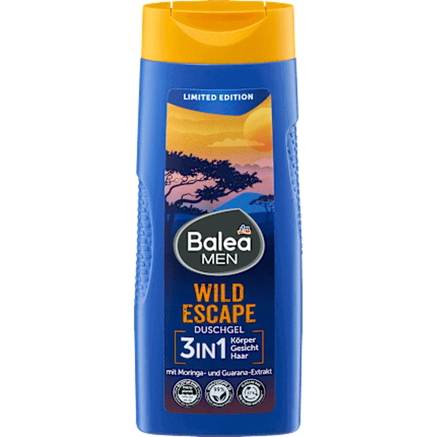Balea MEN 3 в 1 Wild Escape Гель для душа 300 мл: цены и характеристики