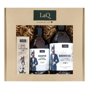 LaQ Doberman Set Gel 500 мл + Shampoo 300 мл + Oil 30 мл