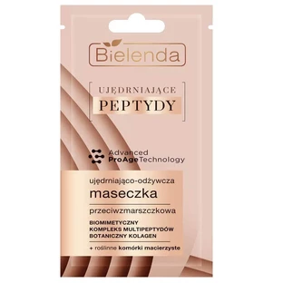 Зміцнююча та живильна маска проти зморшок Bielenda Firming Peptides, 8 г
