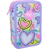 CoolPack, Пенал с двумя отделениями и принадлежностями Jumper 2 Pastel Heart, 1 шт.