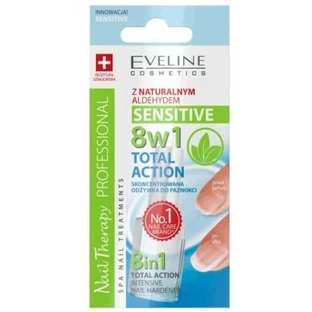Eveline Nail Therapy 8in1 Total Action Sensitive Nail Conditioner 12 мл