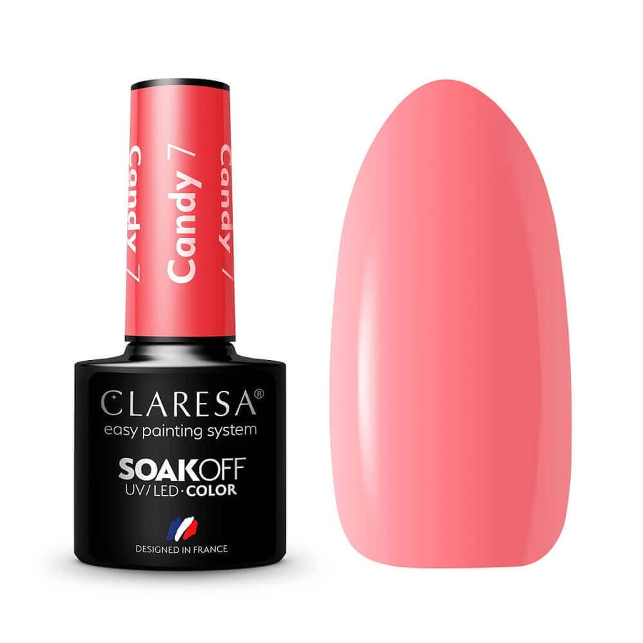Гібридний лак для нігтів Claresa Soak Off UV/LED Candy 7,5 г: ціни та характеристики