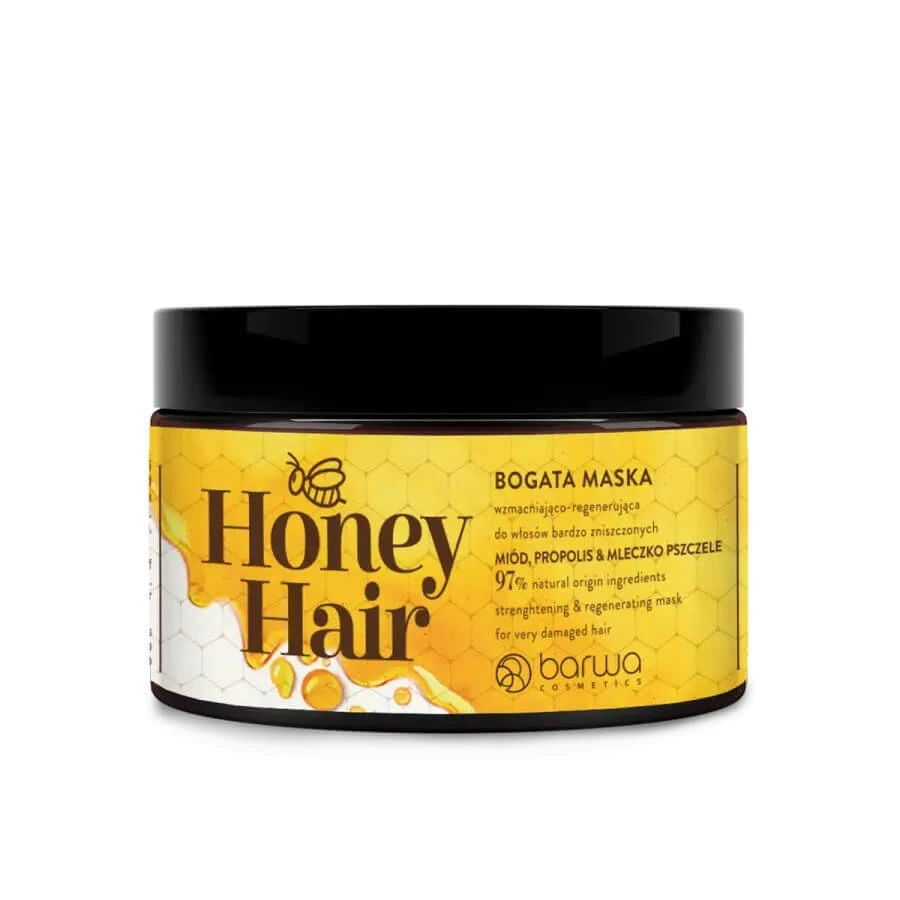 Відновлююча медова маска для волосся Barwa Honey Hair, 220 мл: ціни та характеристики