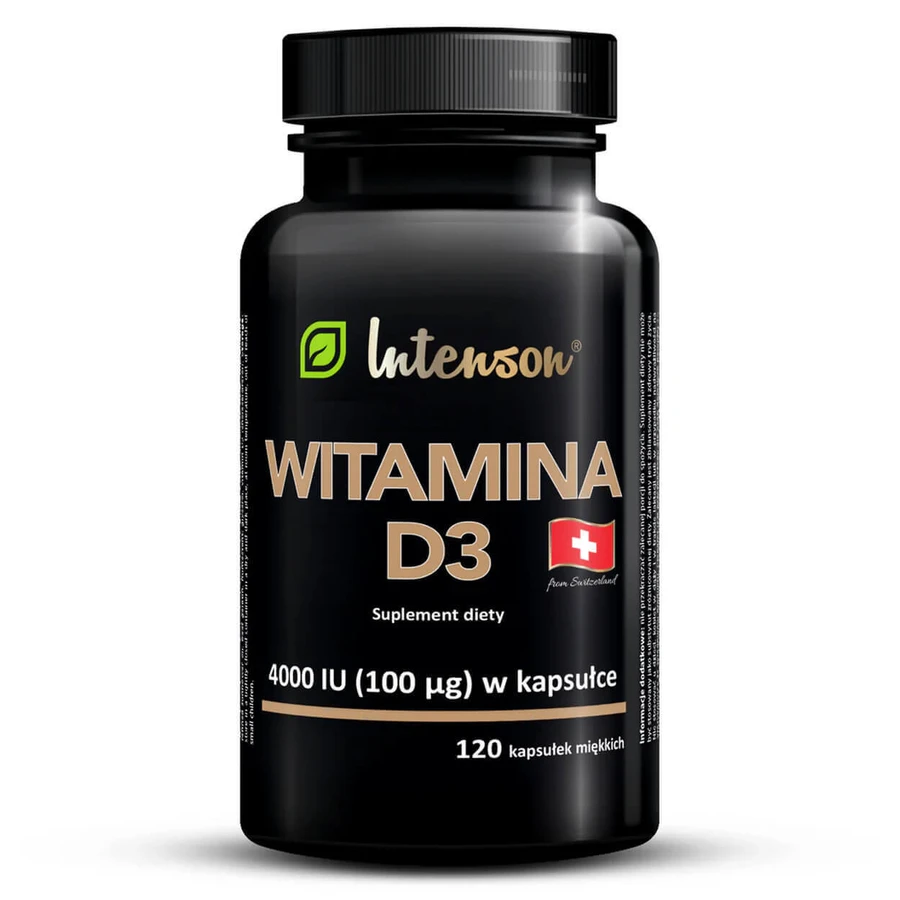 Intenson Vitamin D3 4000 UI, 120 капсул с мягким гелем: цены и характеристики