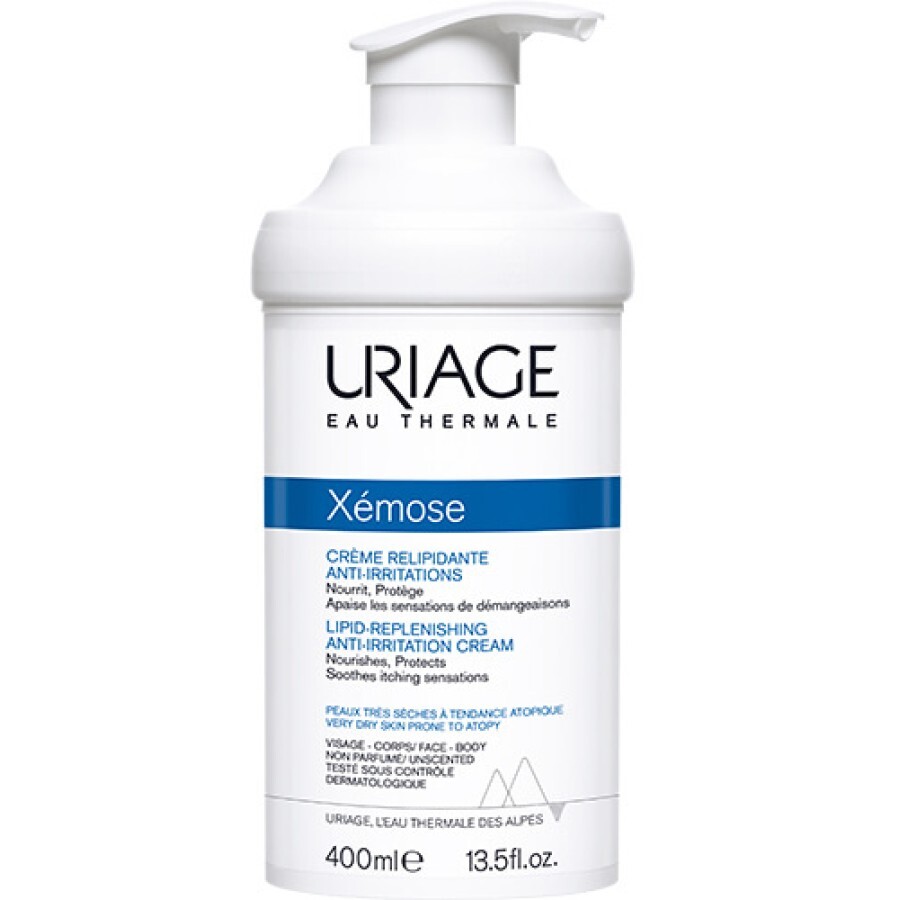 Крем для обличчя і тіла Uriage Xemose Ліпідовідновлювальний 400 мл: ціни та характеристики