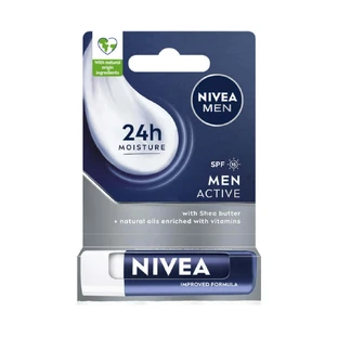 Помада для губ Nivea Men Active Nourishing SPF15, 4,8 г