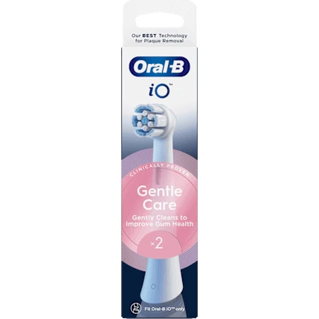 Запасні насадки для щіток Oral-B iO Gentle Care iO Gentle Care круглі, 2 шт.: ціни та характеристики