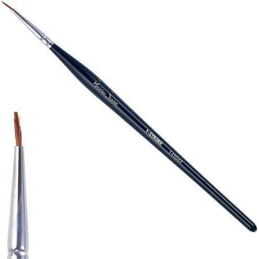 Peggy Sage 1-Stroke Watercolor Brush Пензель для малювання нігтів, 1 шт: ціни та характеристики