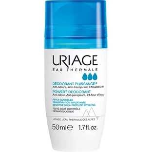 Дезодорант-антиперспірант Uriage Power 3 Deodorant потрійної сили, 50 мл