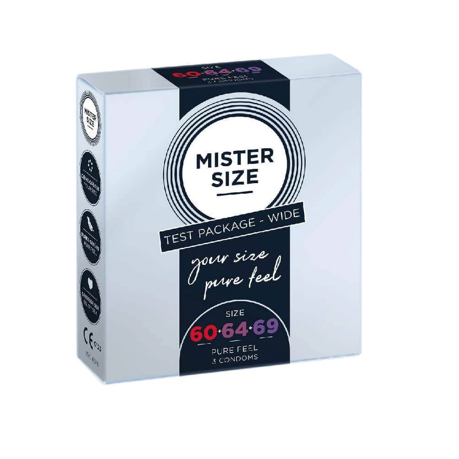 Презервативы Mister Size подходят для 60 мм 64 мм 69 мм, 3 штуки: цены и характеристики