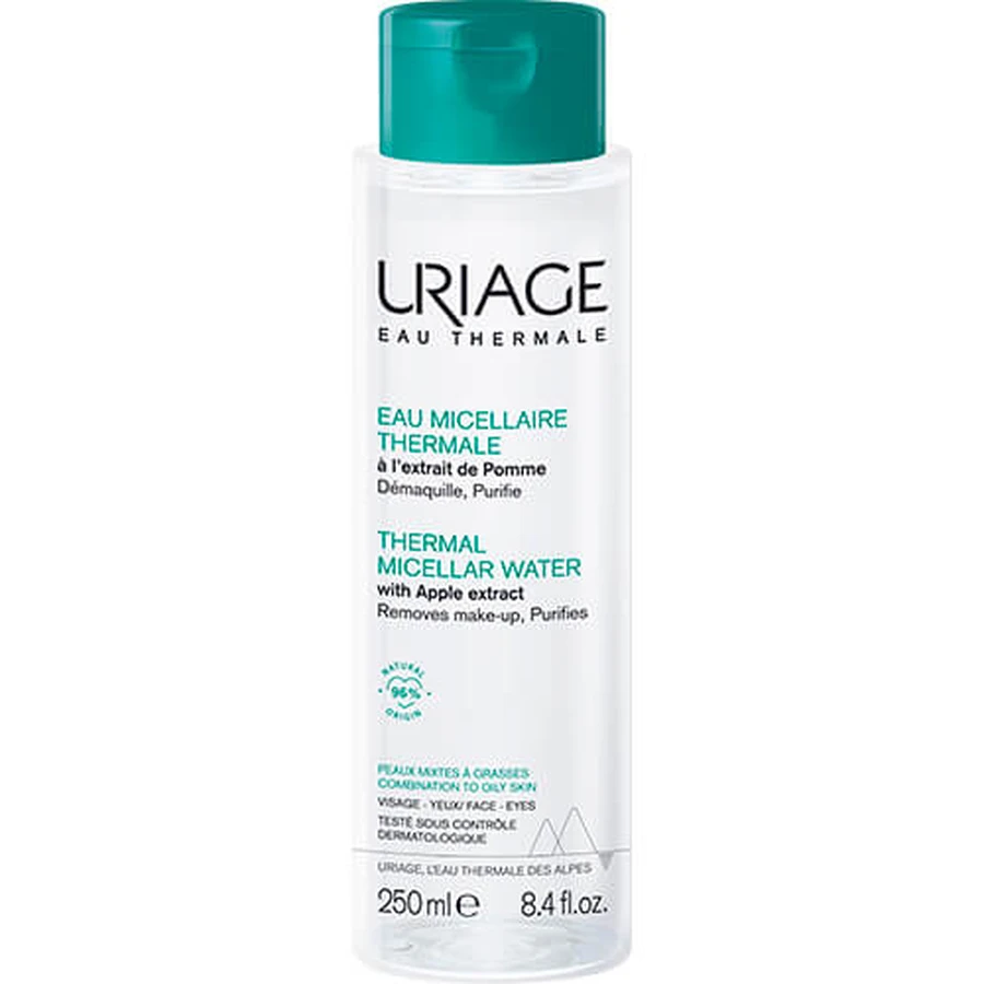 Мицеллярная термальная вода Uriage Eau Thermal Micellar Water для жирной и комбинированной кожи, 250 мл: цены и характеристики