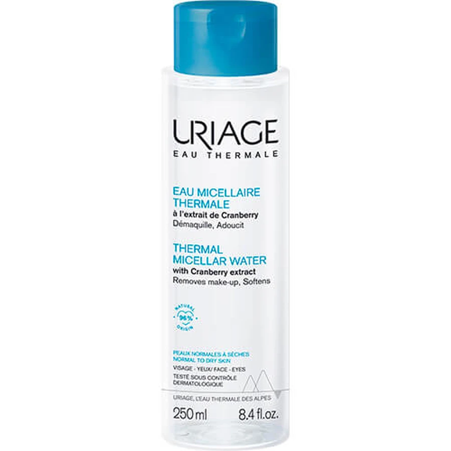 Міцелярна термальна вода Uriage Eau Thermal Micellar Water для нормальної та сухої шкіри 250 мл: ціни та характеристики