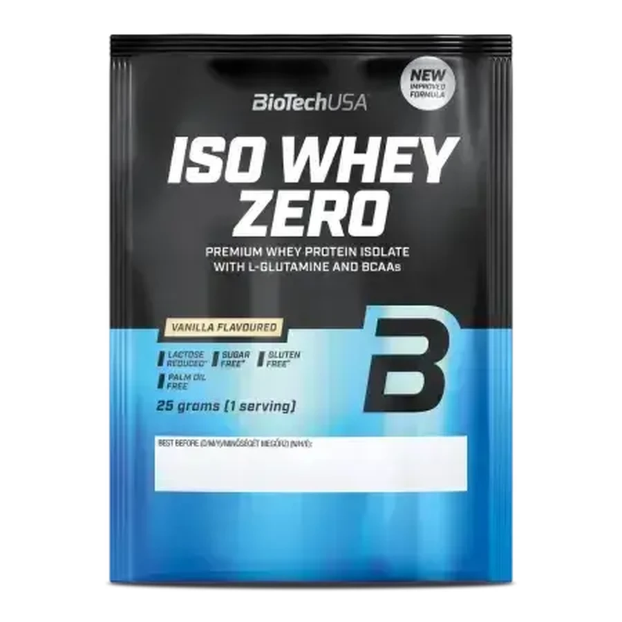 Протеиновый порошок Iso Whey Zero со вкусом ванили, 25 г, BiotechUSA: цены и характеристики