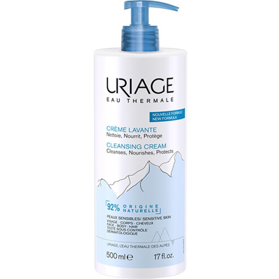 Очищуючий крем Uriage Cleansing Cream, 500 мл: ціни та характеристики