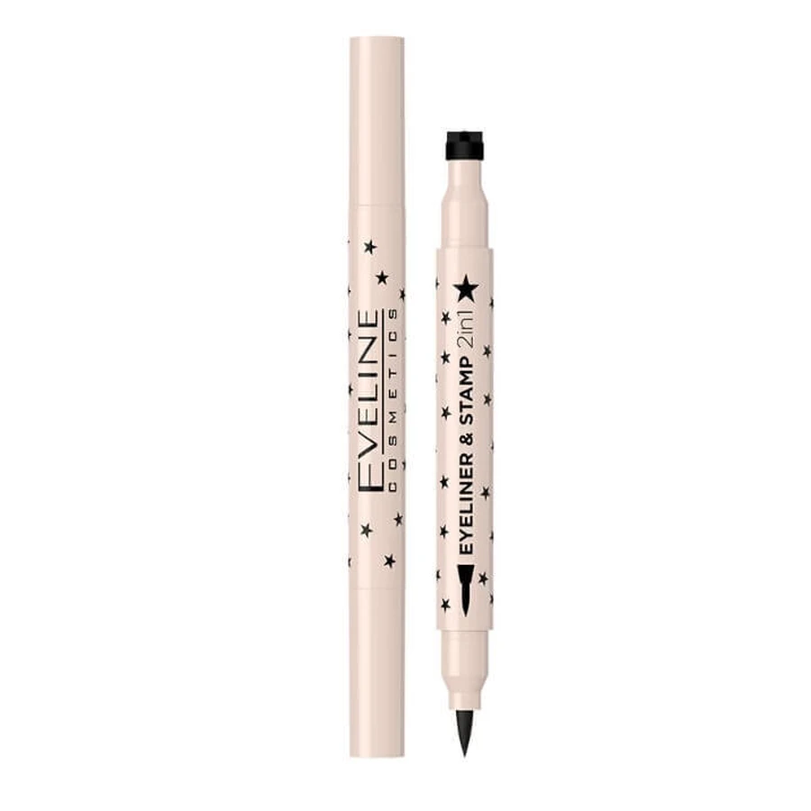 Eveline Cosmetics, Подводка для глаз со штампом 2в1 №1, звезда, 1 штука: цены и характеристики